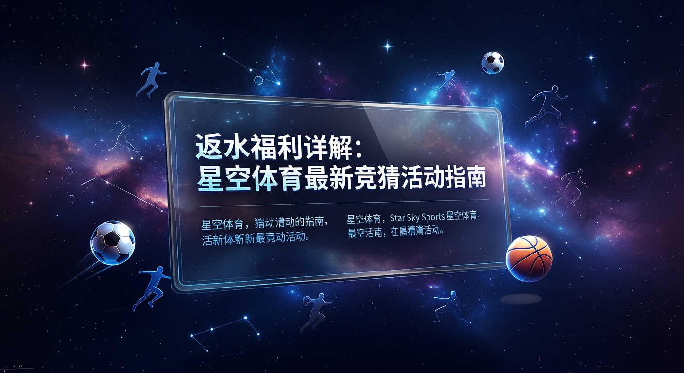 返水福利详解：星空体育竞猜活动全攻略