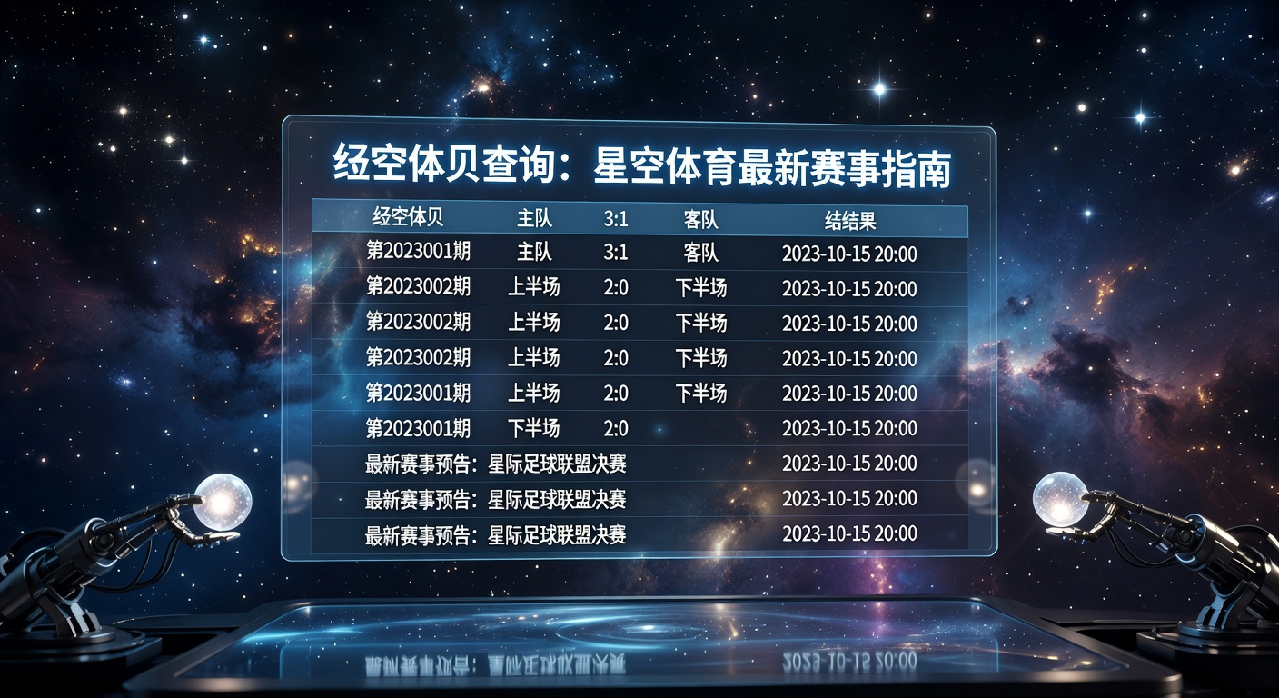 开奖结果查询：星空体育最新赛事指南